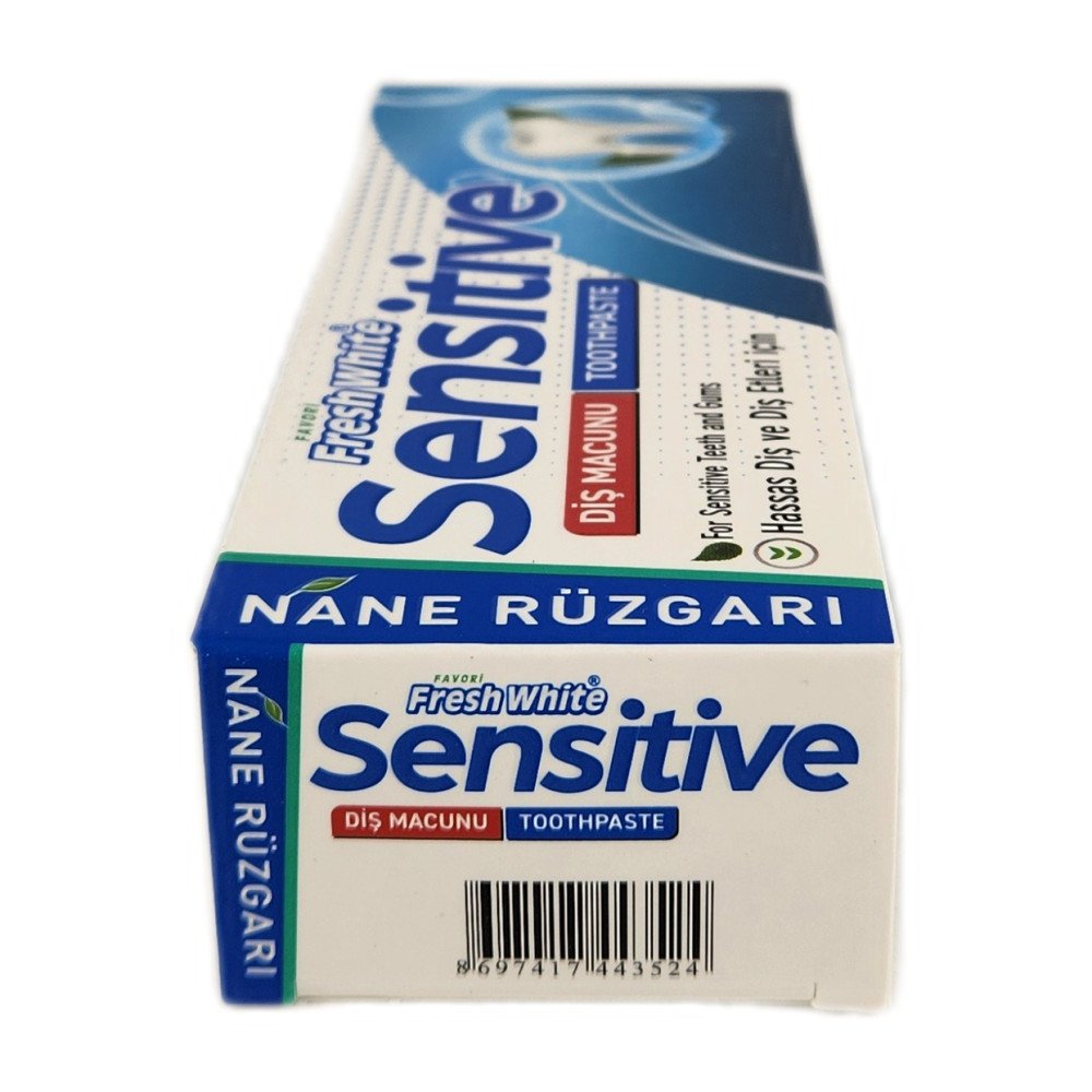 Fresh White Sensitive Hassas Dişler Naneli Diş Macunu 75ml x 12 Adet Fresh White Sensitive Hassas Dişler Naneli Diş Macunu 75ml x 12 Adet
