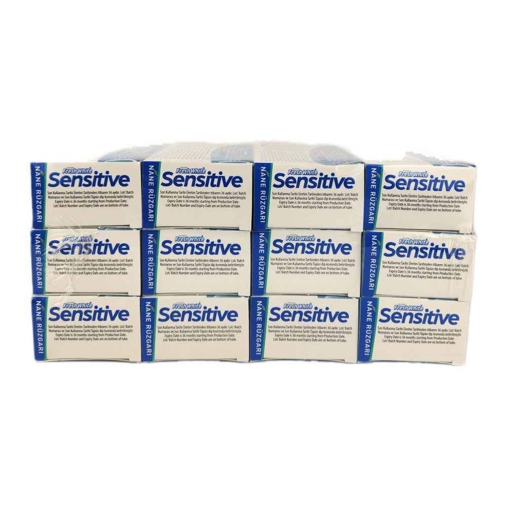 Fresh White Sensitive Hassas Dişler Naneli Diş Macunu 75ml x 12 Adet Fresh White Sensitive Hassas Dişler Naneli Diş Macunu 75ml x 12 Adet