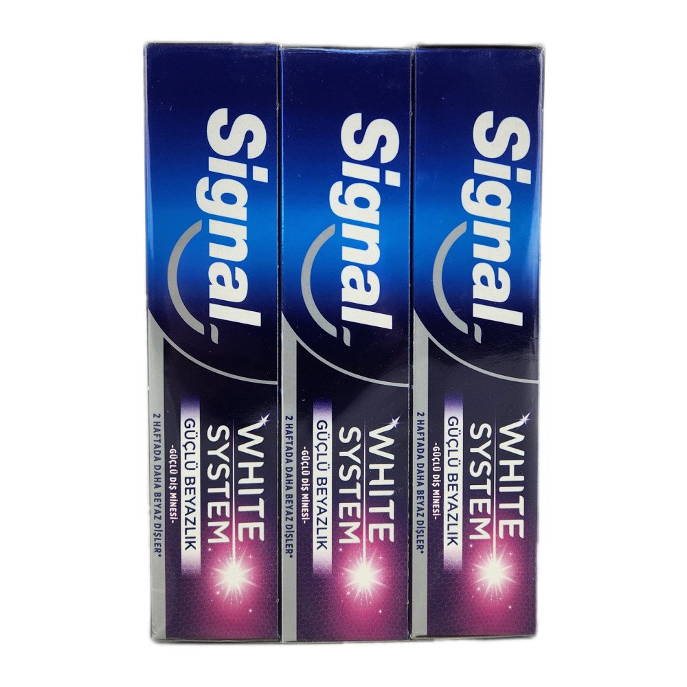 Signal White System Güçlü Beyazlık Diş Macunu 75 ml x 12 Adet Signal White System Güçlü Beyazlık Diş Macunu 75 ml x 12 Adet