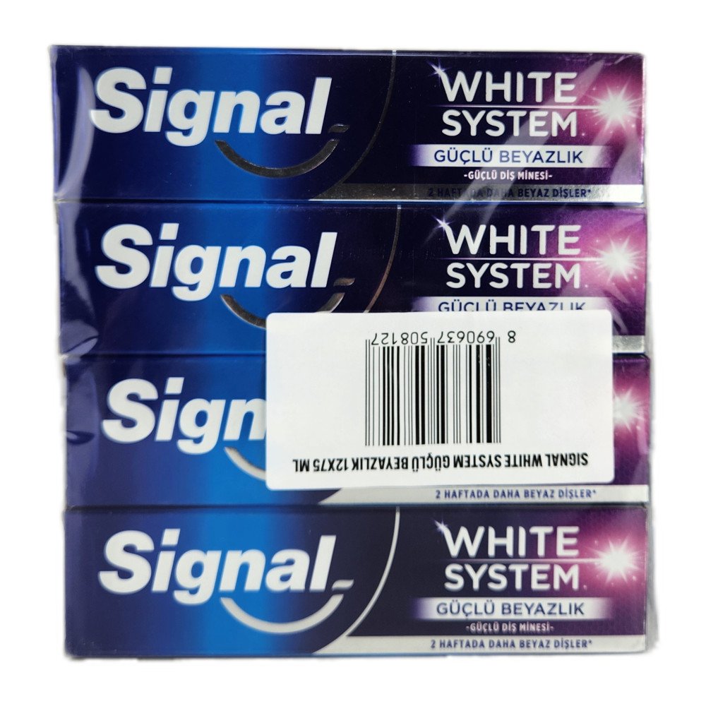 Signal White System Güçlü Beyazlık Diş Macunu 75 ml x 12 Adet Signal White System Güçlü Beyazlık Diş Macunu 75 ml x 12 Adet