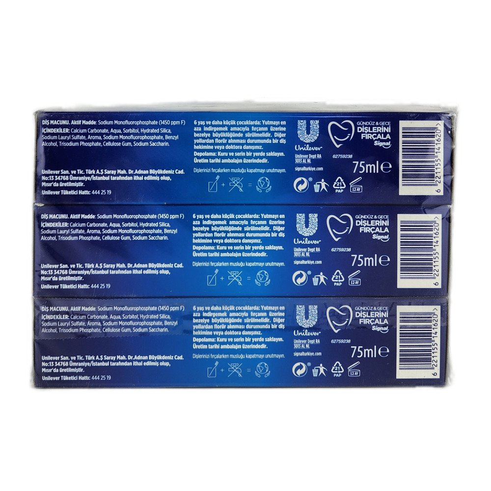 Signal White System Güçlü Beyazlık Diş Macunu 75 ml x 12 Adet Signal White System Güçlü Beyazlık Diş Macunu 75 ml x 12 Adet