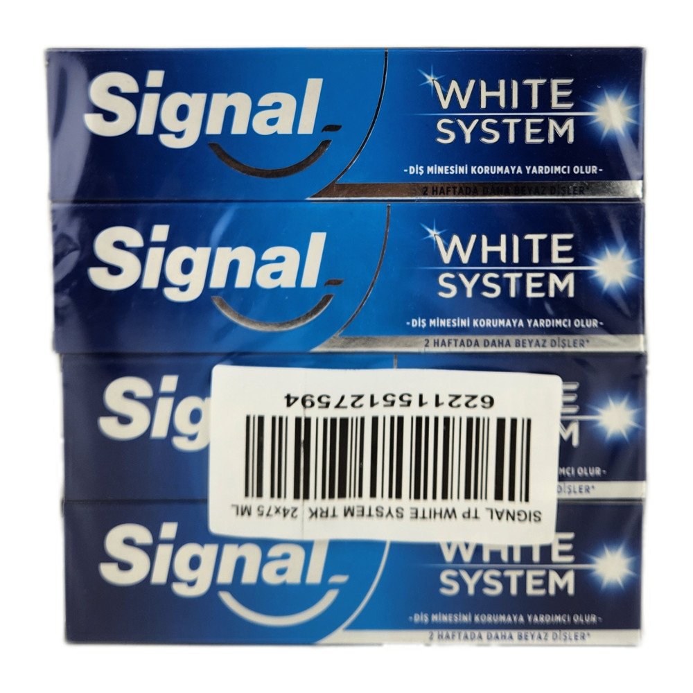 Signal White System Beyazlatıcı Diş Macunu 75 ml x 12 Adet Signal White System Beyazlatıcı Diş Macunu 75 ml x 12 Adet