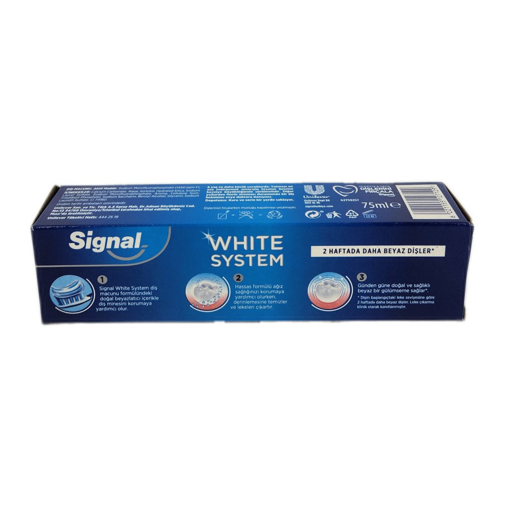 Signal White System Beyazlatıcı Diş Macunu 75 ml x 12 Adet Signal White System Beyazlatıcı Diş Macunu 75 ml x 12 Adet