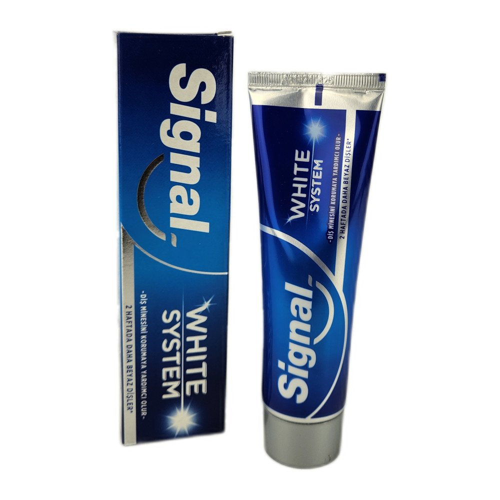Signal White System Beyazlatıcı Diş Macunu 75 ml x 12 Adet