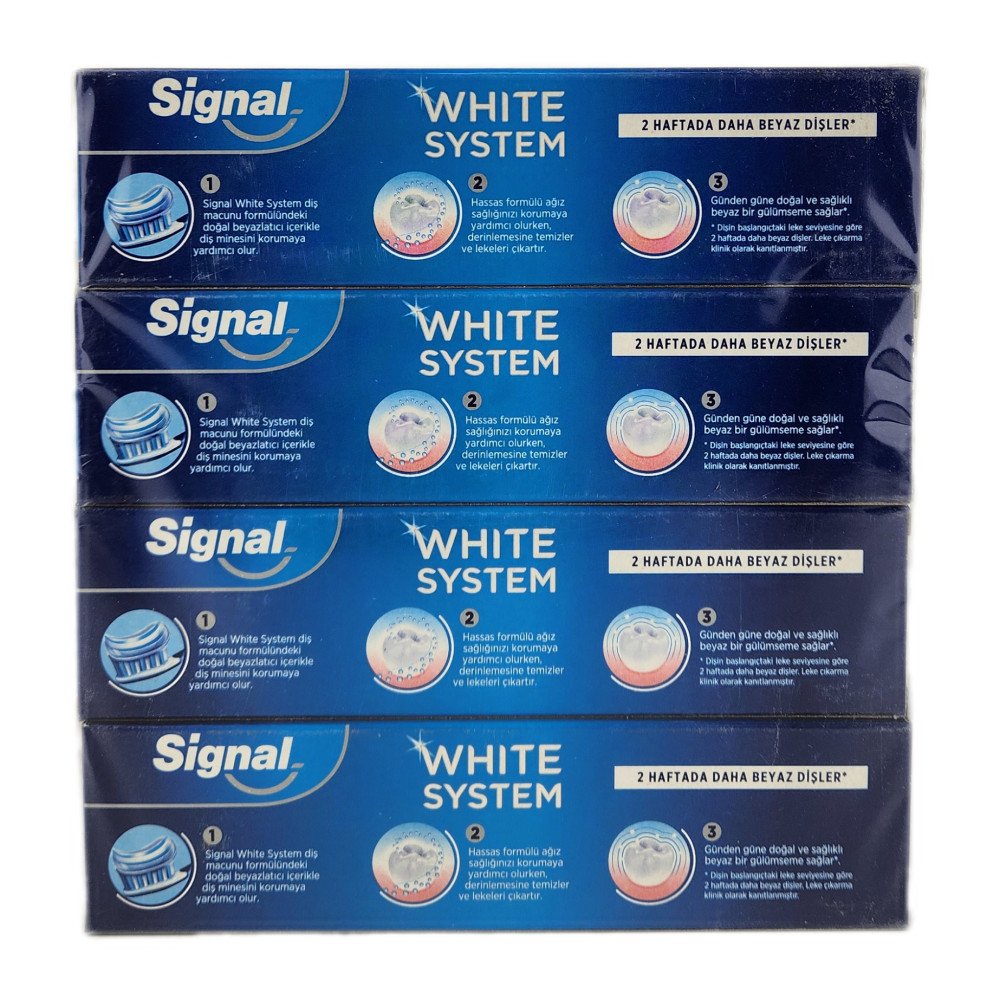 Signal White System Beyazlatıcı Diş Macunu 75 ml x 12 Adet Signal White System Beyazlatıcı Diş Macunu 75 ml x 12 Adet