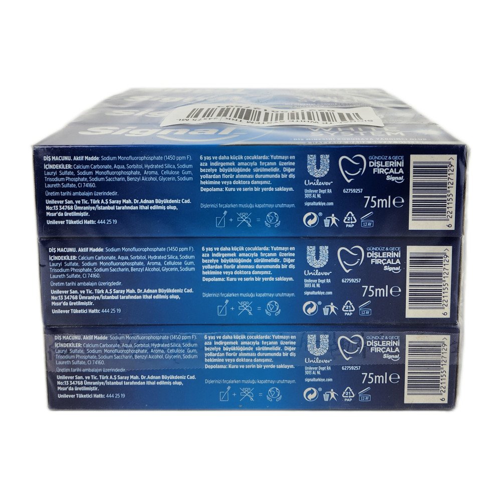 Signal White System Beyazlatıcı Diş Macunu 75 ml x 12 Adet Signal White System Beyazlatıcı Diş Macunu 75 ml x 12 Adet