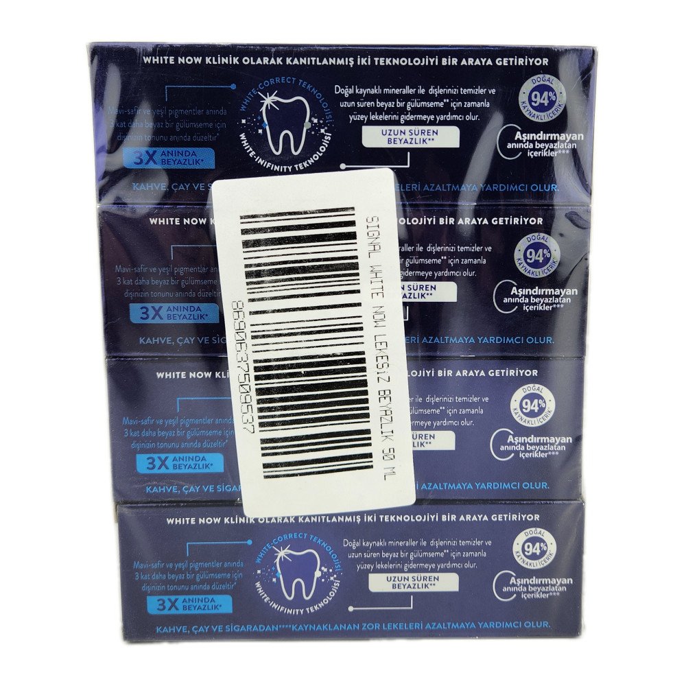 Signal White Now Lekesiz Beyazlık Diş Macunu 50ml  x 12 Adet