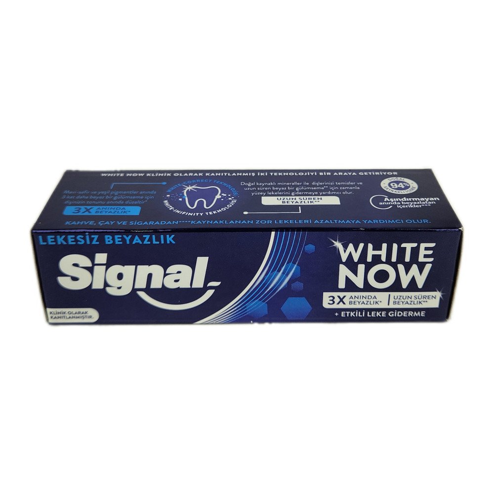 Signal White Now Lekesiz Beyazlık Diş Macunu 50ml  x 12 Adet