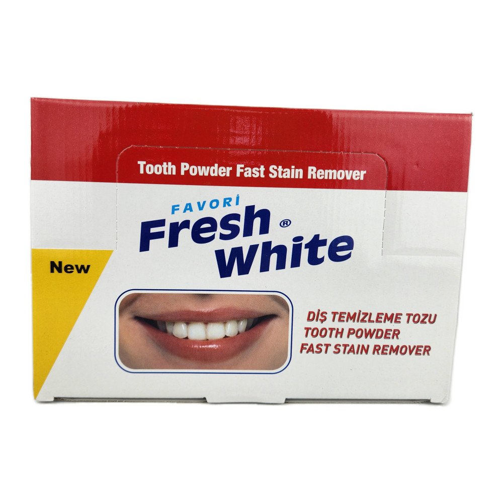 Fresh White Diş Temizleme Tozu 50g x 12 Adet Fresh White Diş Temizleme Tozu 50g x 12 Adet