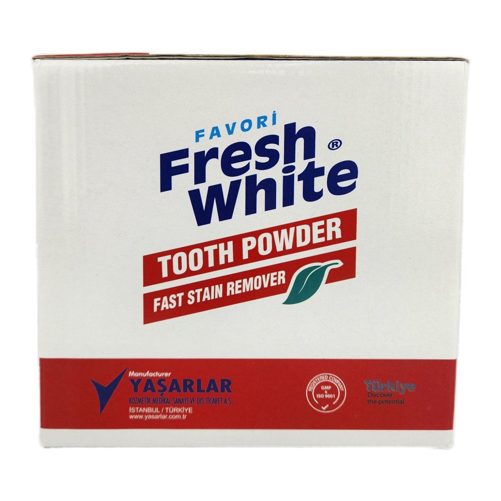 Fresh White Diş Temizleme Tozu 50g x 12 Adet Fresh White Diş Temizleme Tozu 50g x 12 Adet