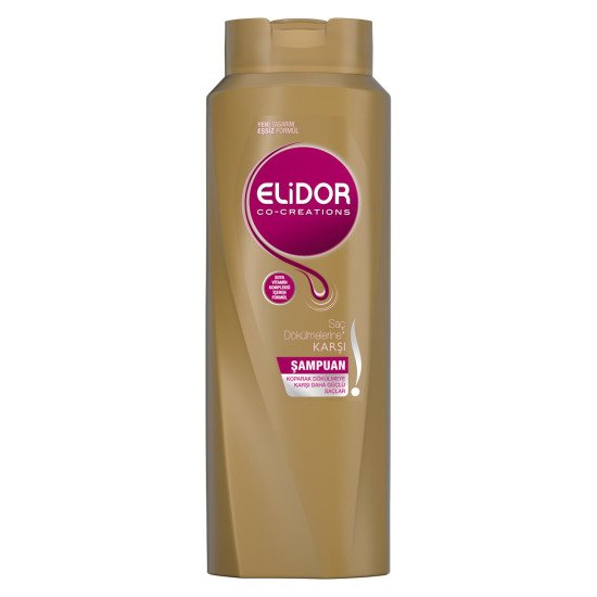 Elidor Şampuan 500ML - Güçlü ve Parlak (Pembe) X 4 Adet