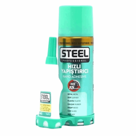 Steel Hızlı Yapıştırıcı Sprey Set 200Ml