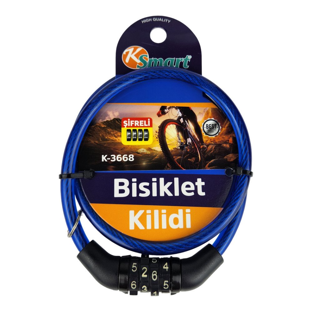 Ksmart Bisiklet Kilidi Şifreli K-3668