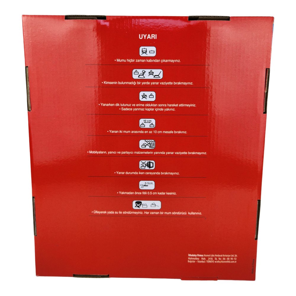 Ksmart Doğum Günü Mumu Rakamlı 10’lu X 12 Set K-5535