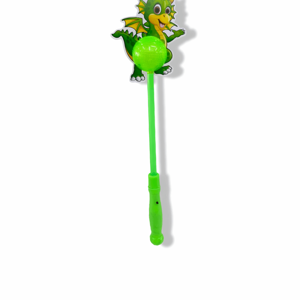 Pilli Işıklı 23-30-31 Kalpli Dinazor Çubuk Figür