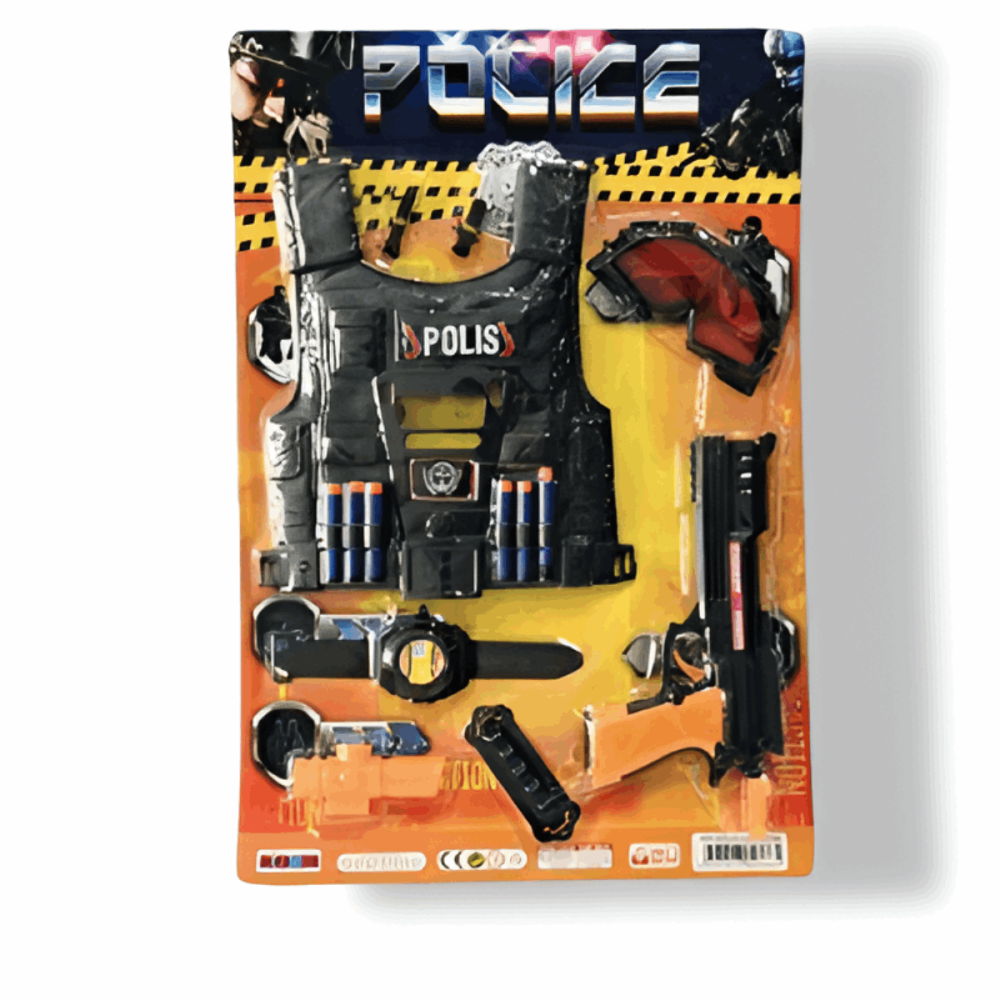 Kartela NZM386 Çelik Yelekli Polis Set Kartela NZM386 Çelik Yelekli Polis Set