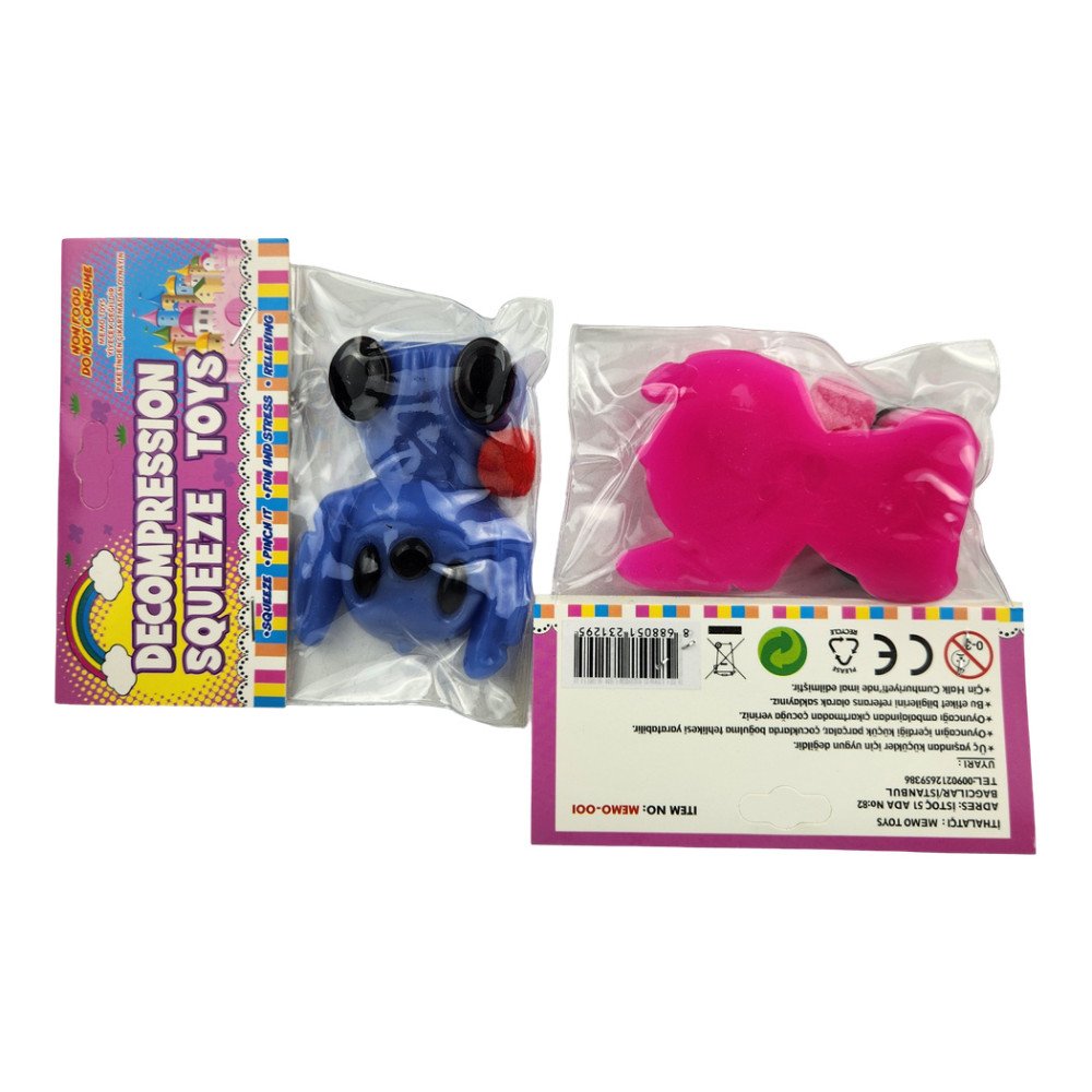 Pati Stres Squeeze Moj Moj Oyuncak X 20 Adet MEMO-001