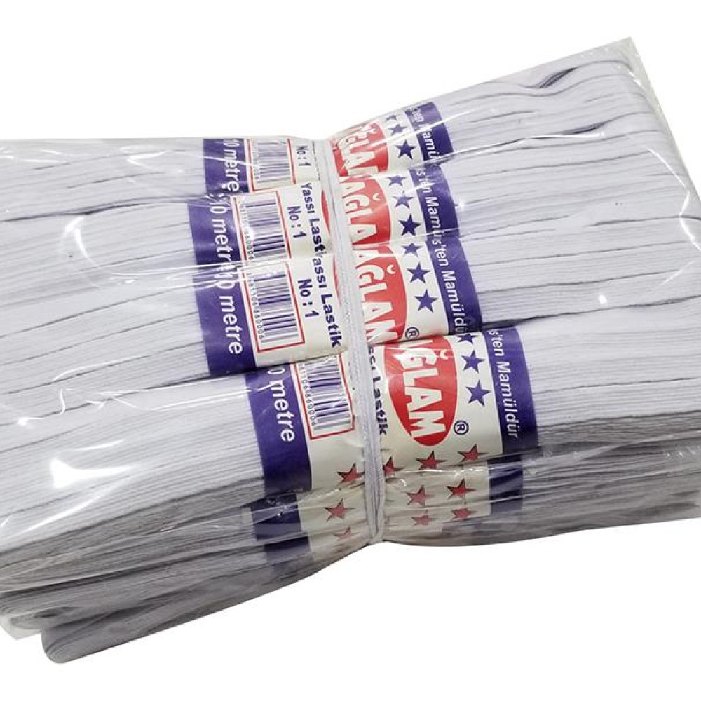 10 Mt Yassı Lastik *4Adet