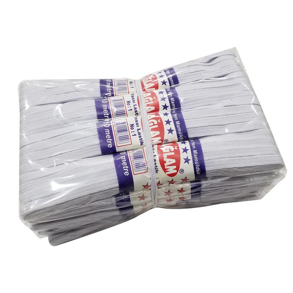 10 Mt Yassı Lastik *4Adet