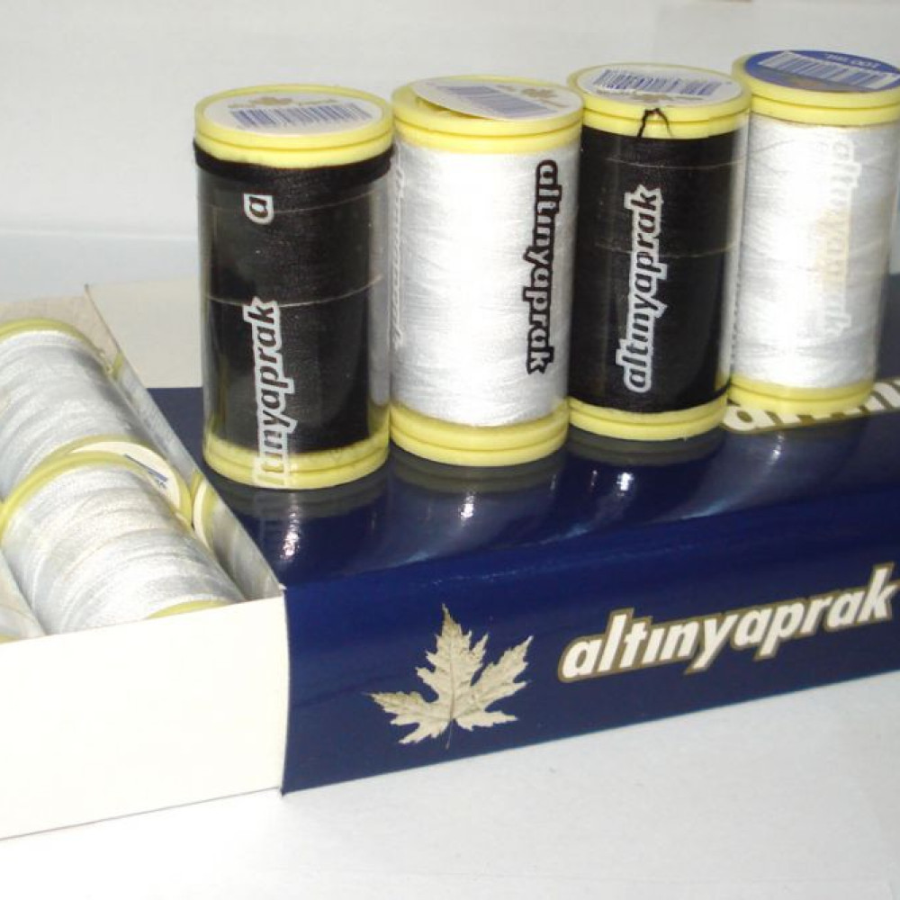 Altınyaprak Beyaz Ufak Makara 100Mt*12Ad