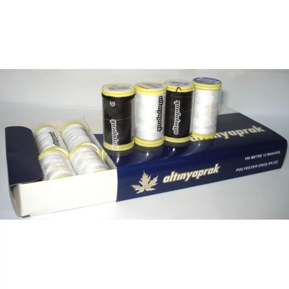 Altınyaprak Siyah Ufak Makara 100Mt*12Ad Altınyaprak Siyah Ufak Makara 100Mt*12Ad