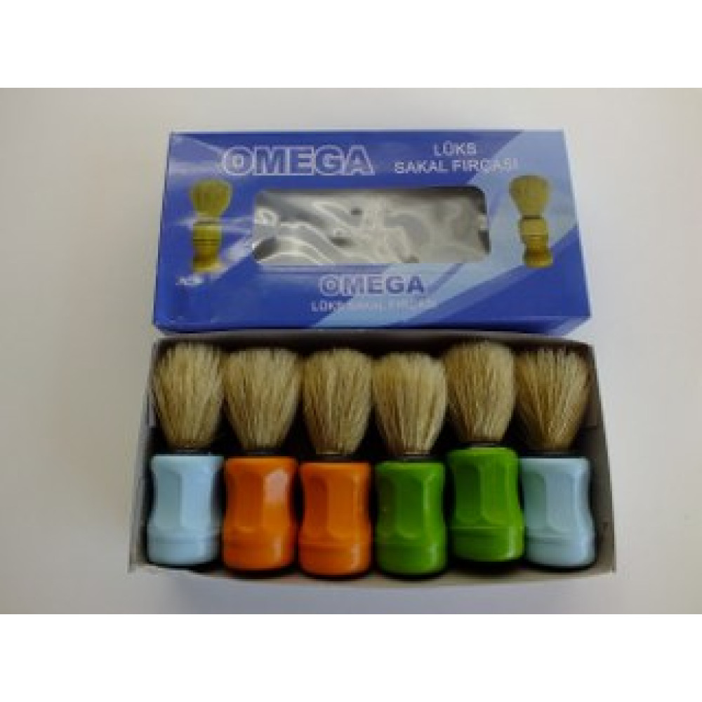 Omega Sakal Fırçası Plst*6Ad