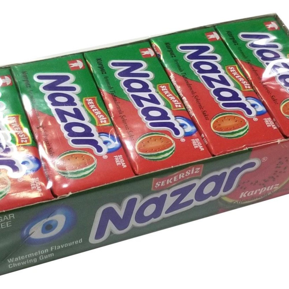 Nazar Karpuz Aromalı Sakız 5Li *20Ad