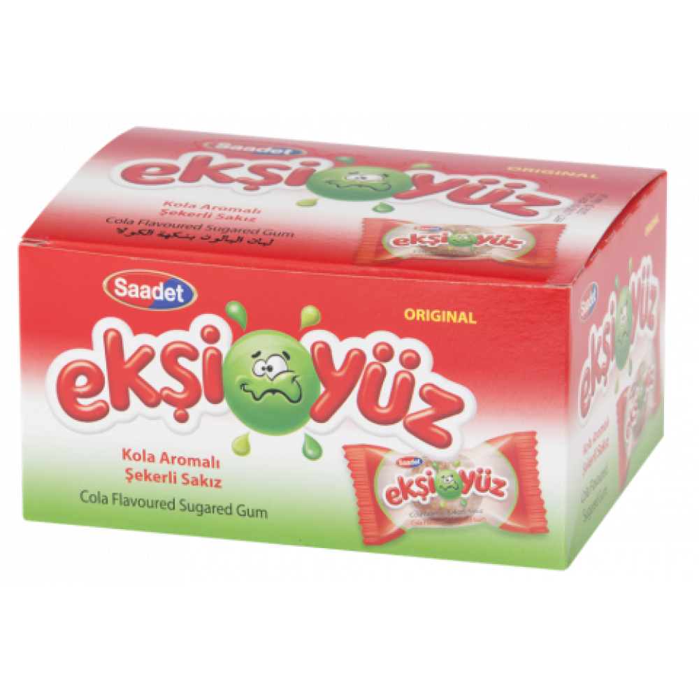 Ekşiyüz Sakız Kola Aromalı *100Ad Ekşiyüz Sakız Kola Aromalı *100Ad