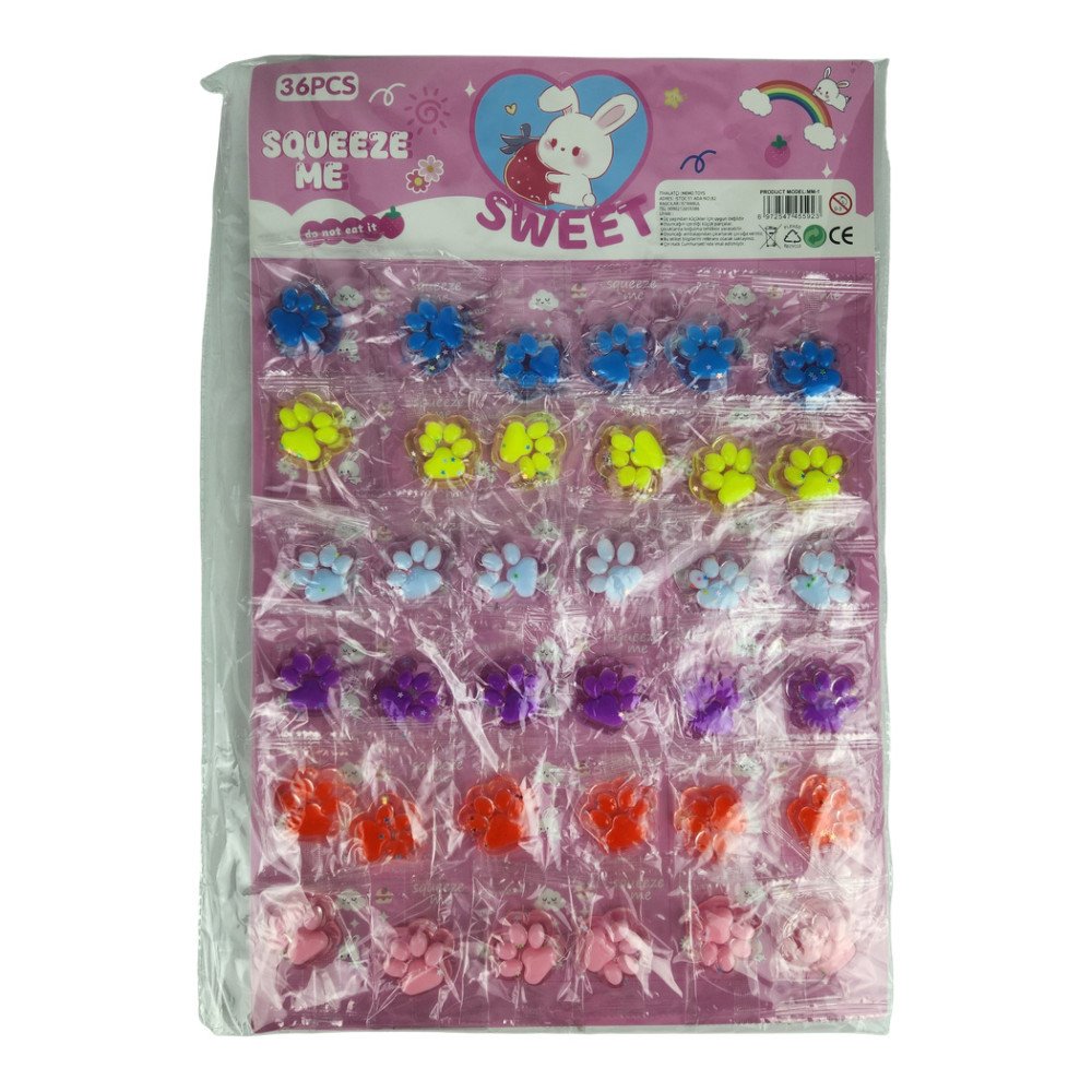 Sweet Pati Squeeze Kartela X 72 Adet MM-1