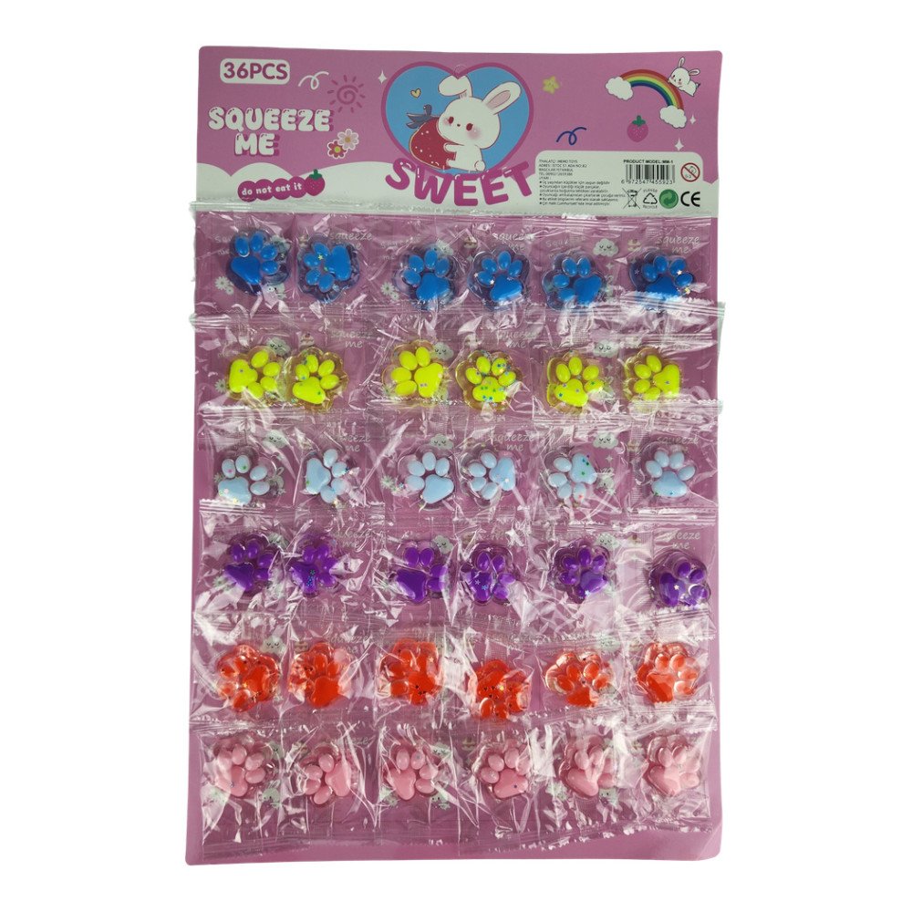 Sweet Pati Squeeze Kartela X 72 Adet MM-1