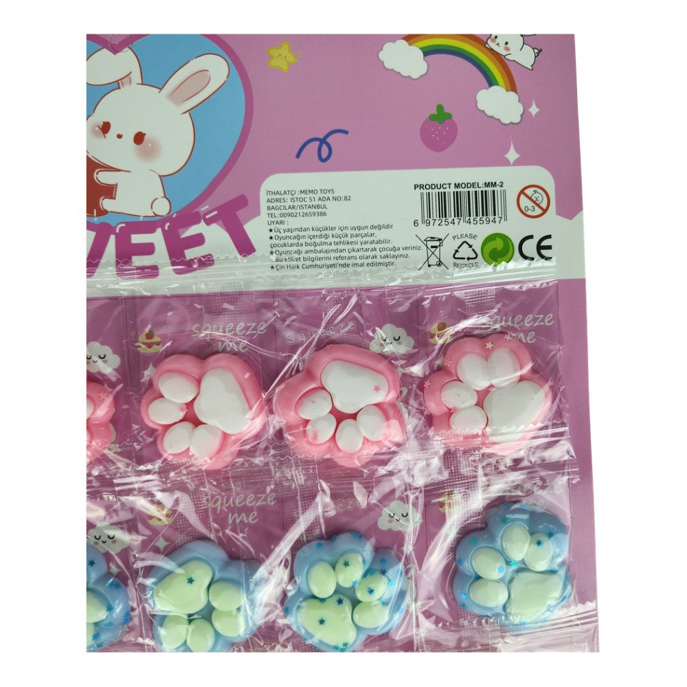 Sweet Pati Squeeze Kartela X 72 Adet MM-2