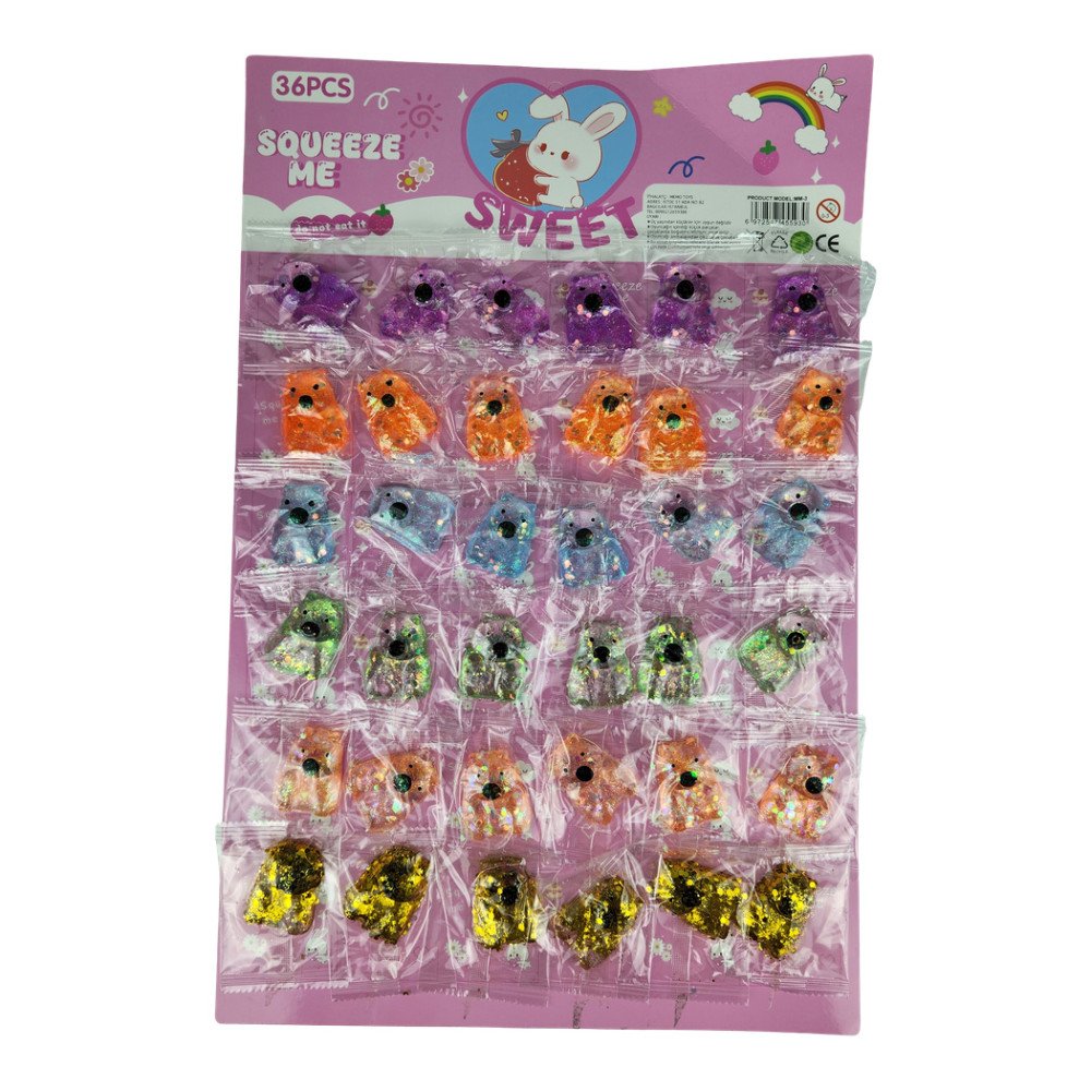 Sweet Pati Squeeze Kartela X 72 Adet MM-3