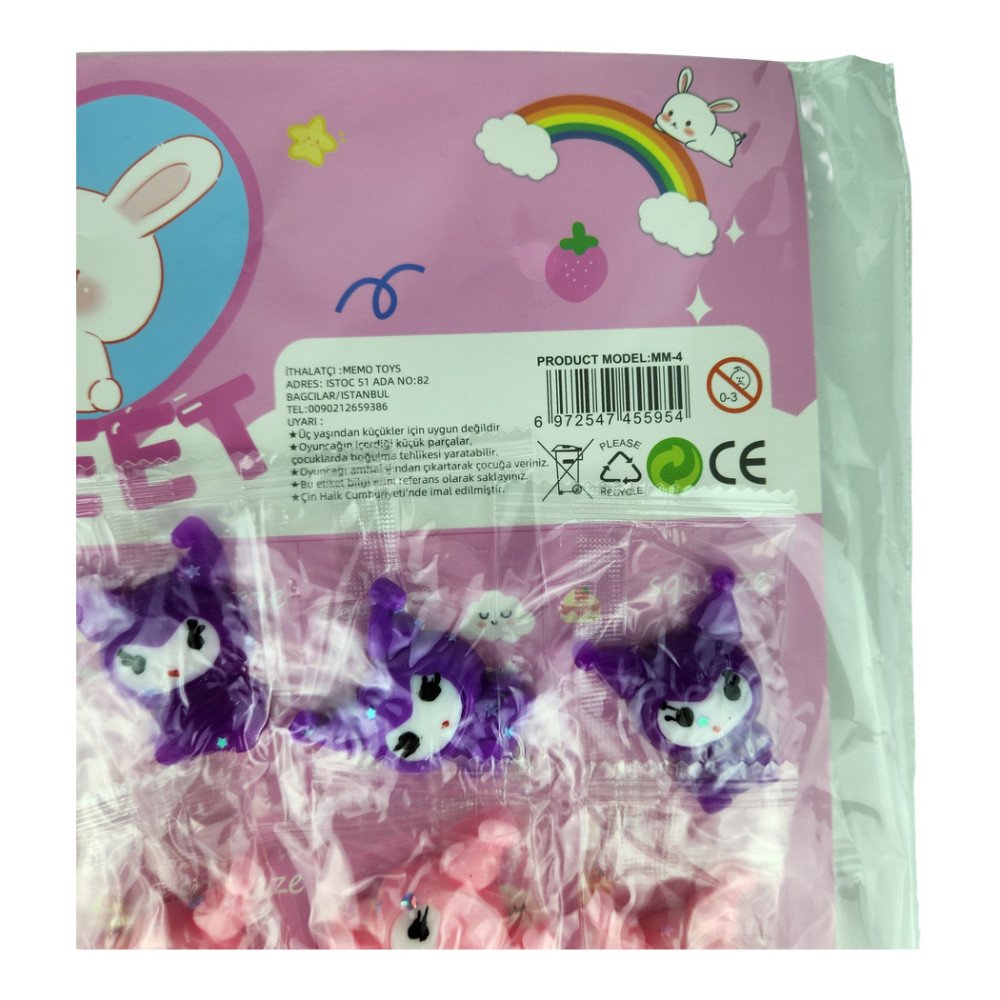 Sweet Pati Squeeze Kartela X 72 Adet MM-4