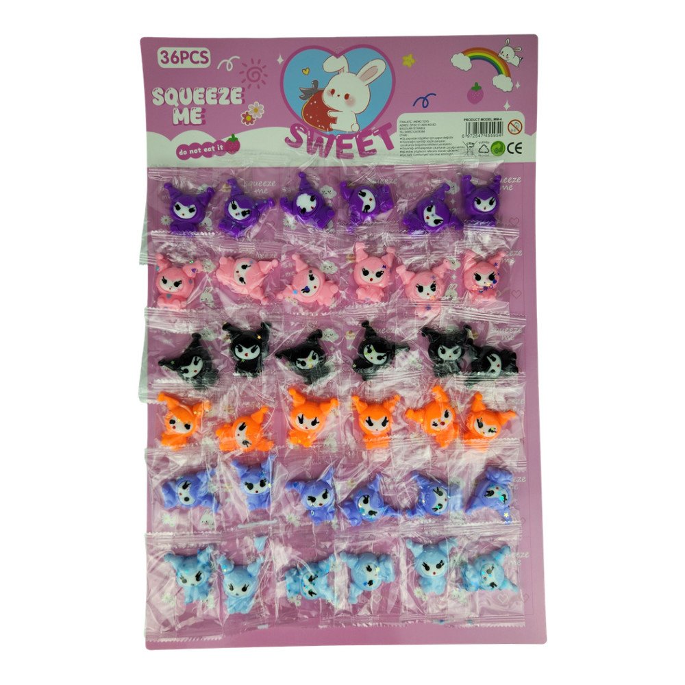 Sweet Pati Squeeze Kartela X 72 Adet MM-4