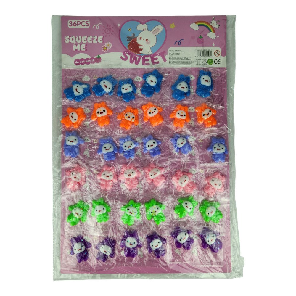 Sweet Pati Squeeze Kartela X 72 Adet MM-5