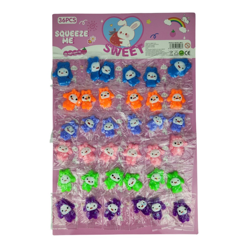 Sweet Pati Squeeze Kartela X 72 Adet MM-5