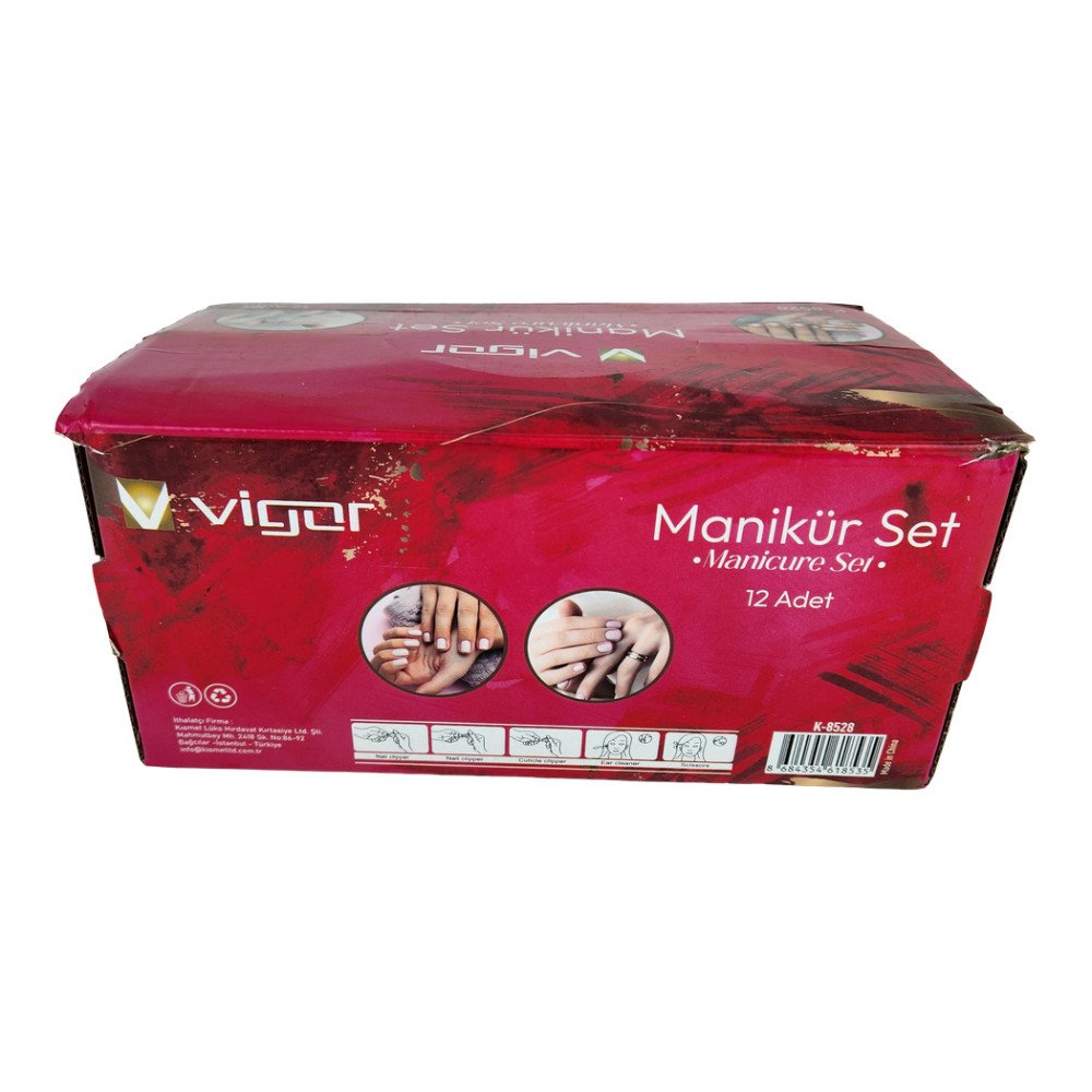 Vigor Manikür Set X 12 Set K-8528