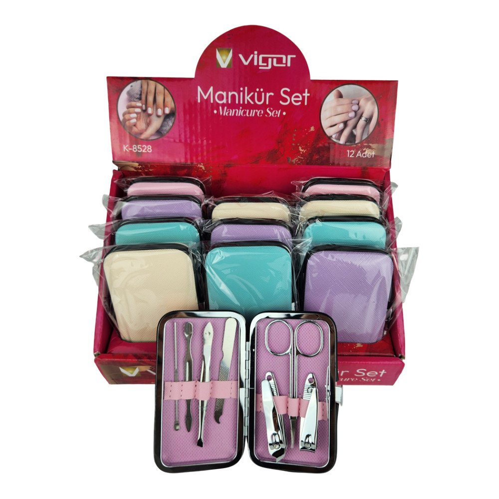 Vigor Manikür Set X 12 Set K-8528